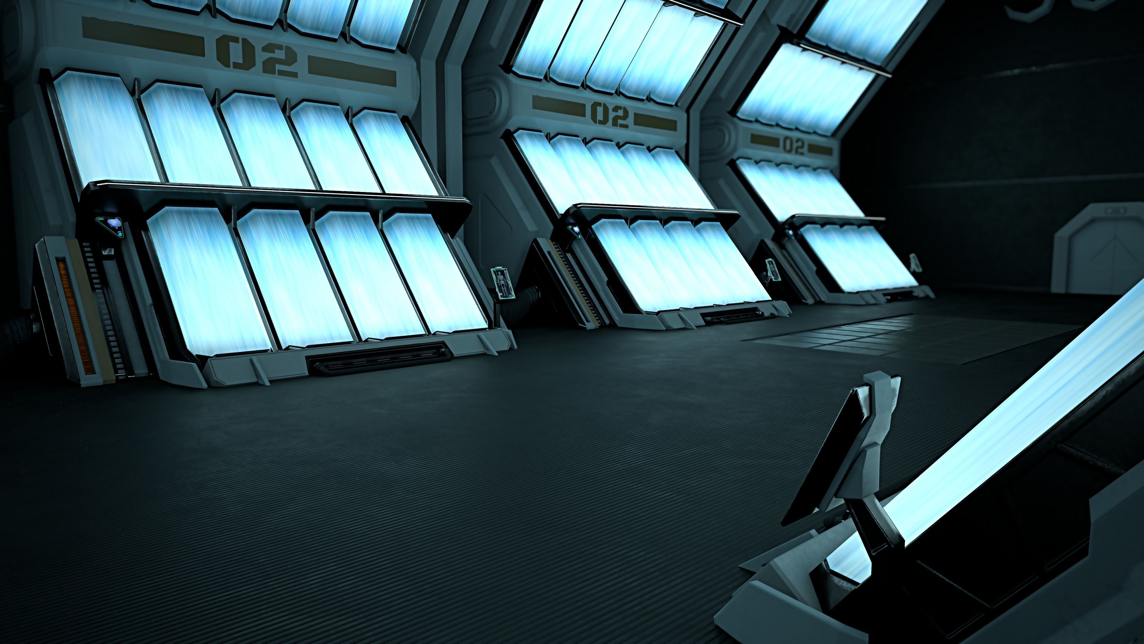 Location - Cryo Sector  Low-poly 3D model_2