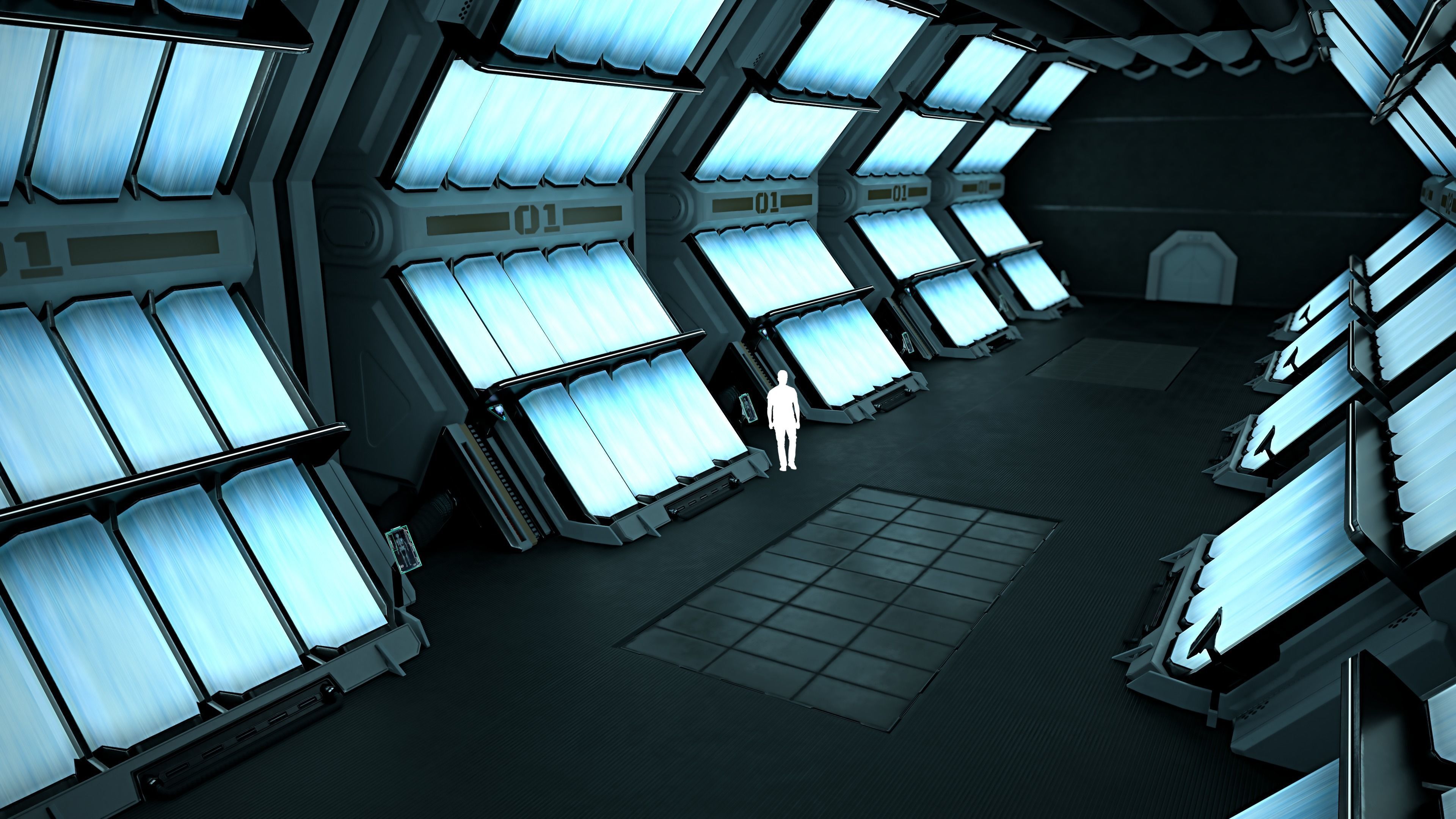 Location - Cryo Sector  Low-poly 3D model_5