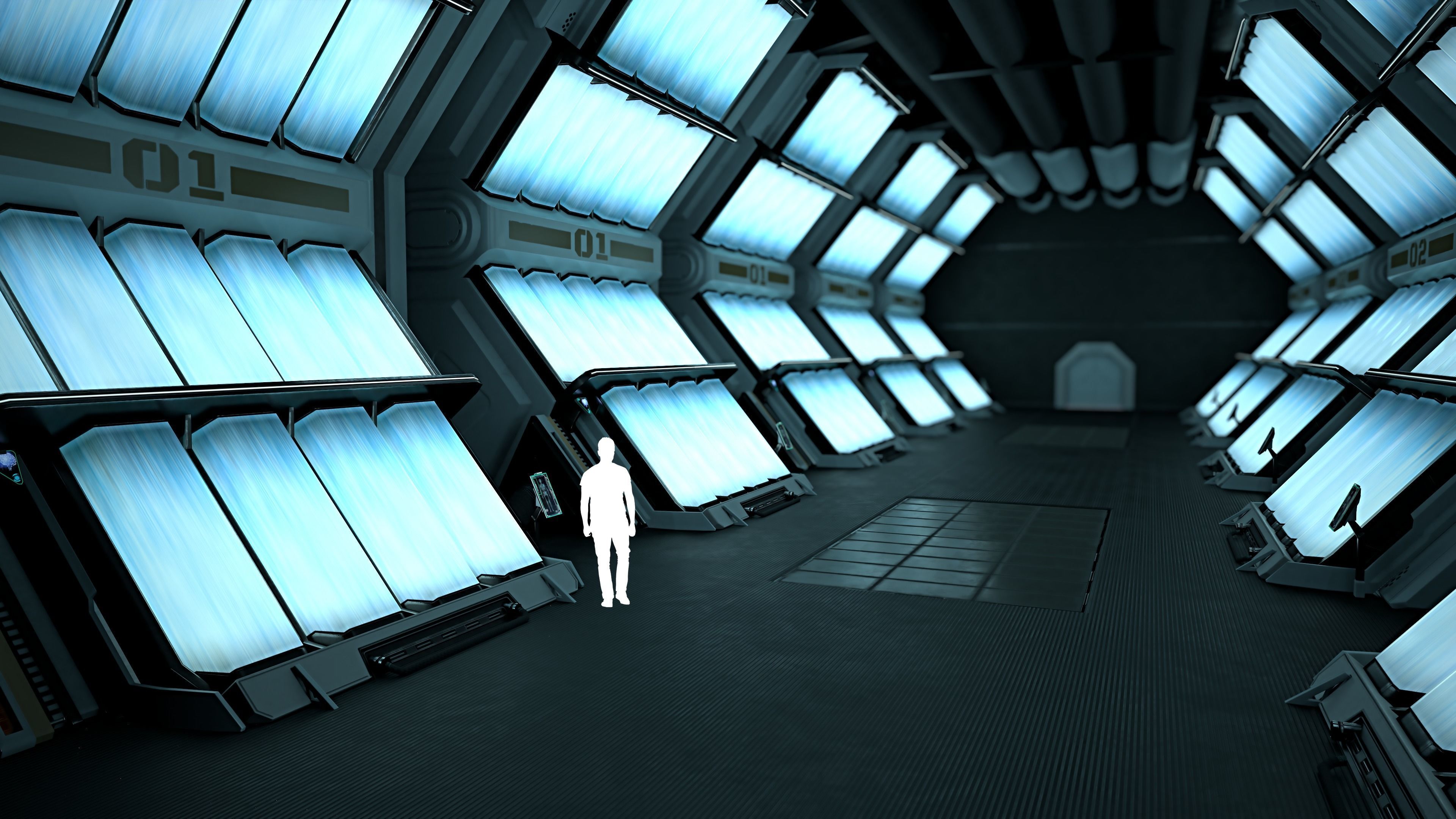 Location - Cryo Sector  Low-poly 3D model_1