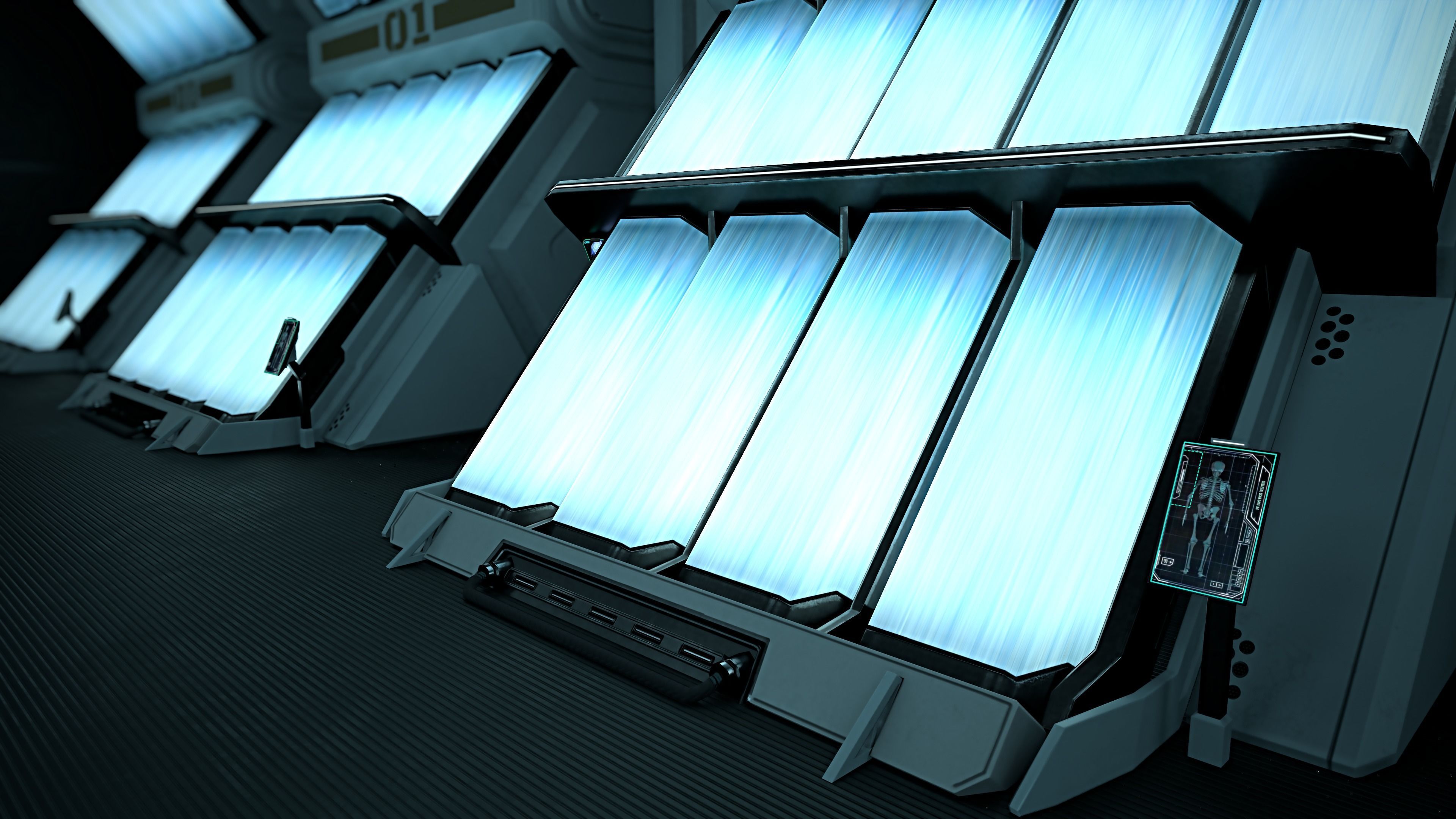 Location - Cryo Sector  Low-poly 3D model_4