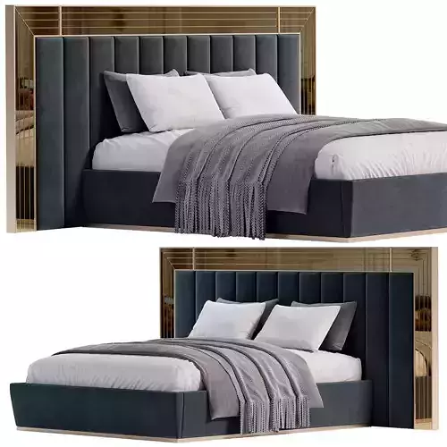 Badem Metal Bed By Evgor luxury