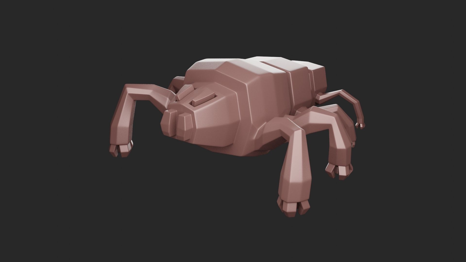 Crab 3D Model 3D print model_2