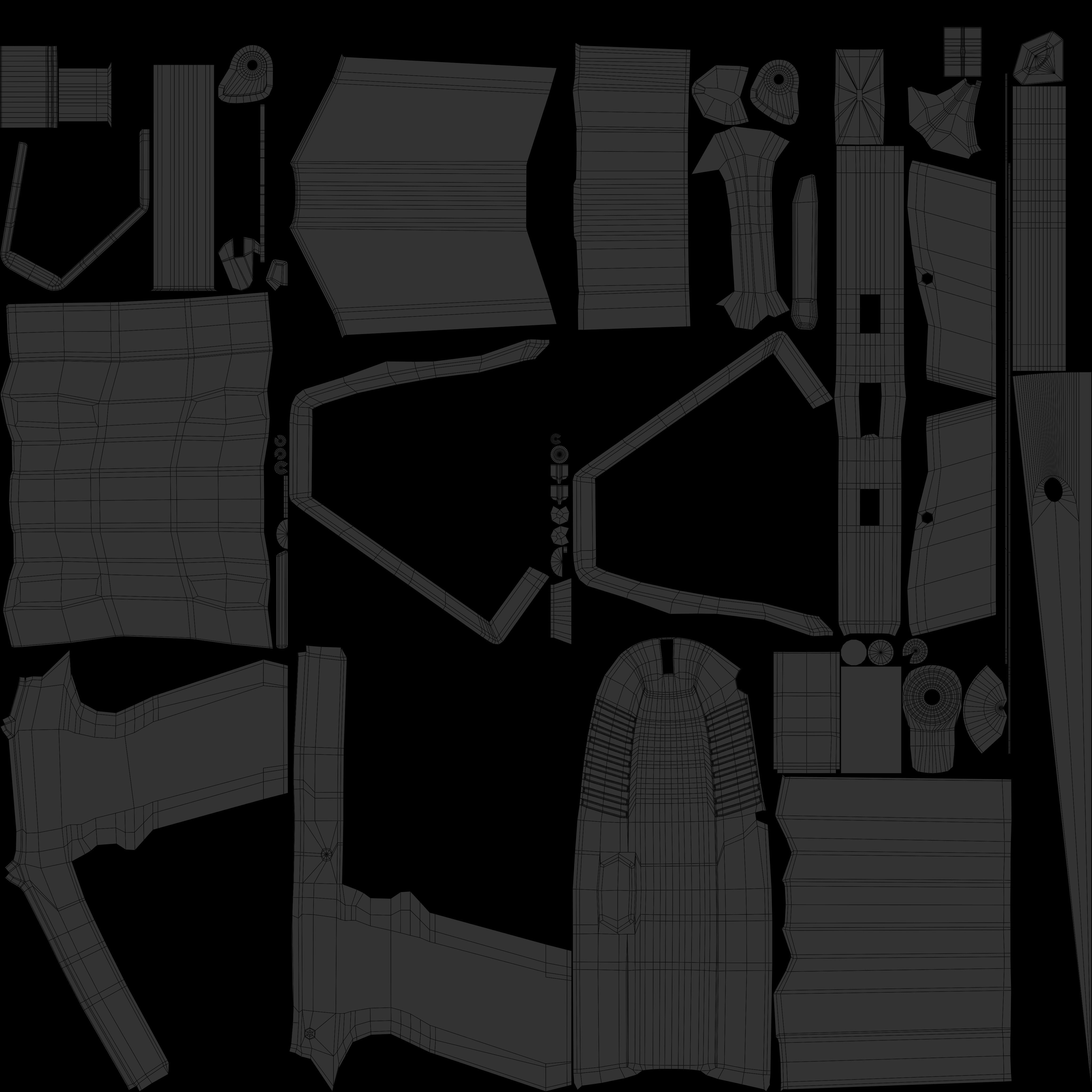 BROWNING HP PISTOL 3D MODEL Low-poly 3D model_13