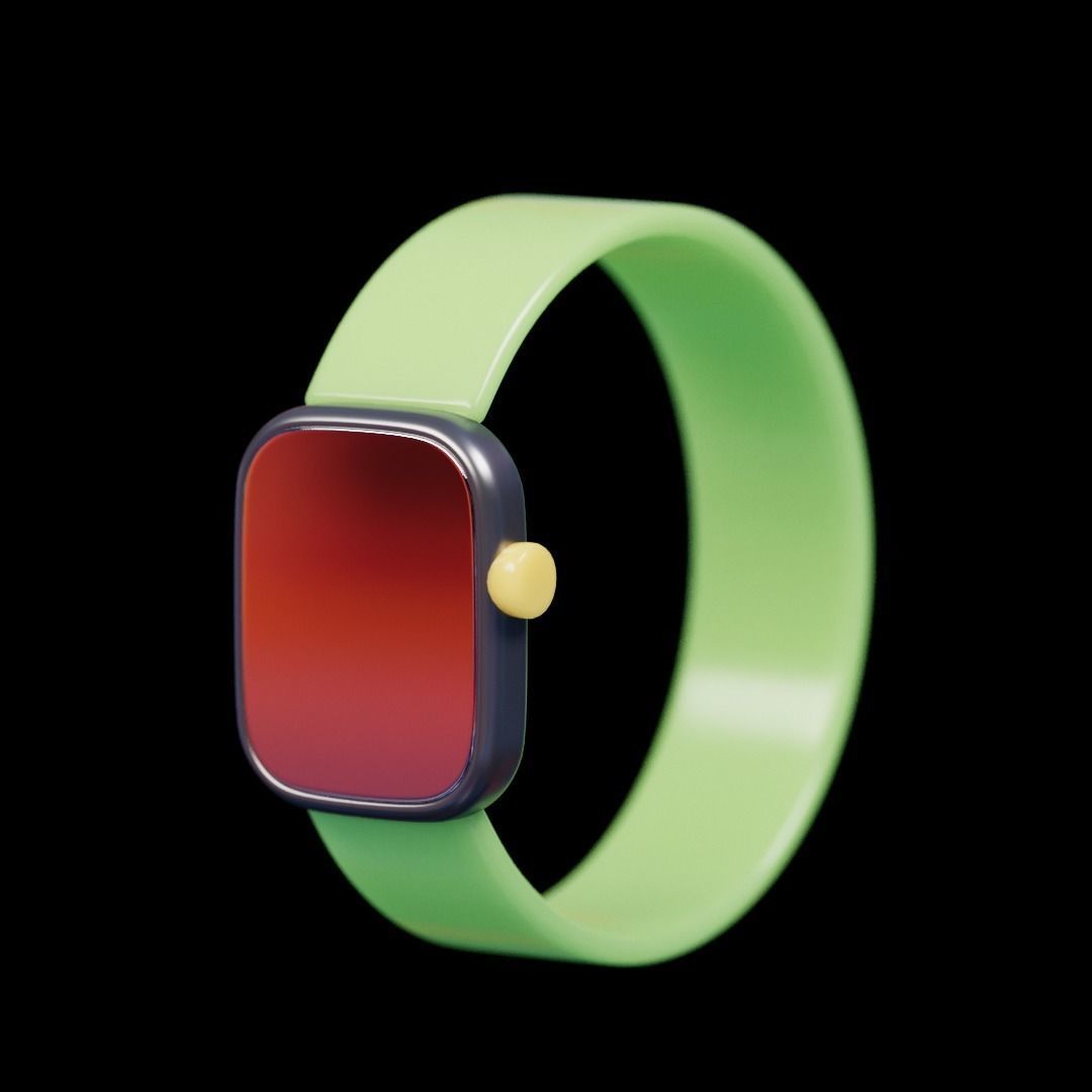 3D UI Elements 001 Pack Low-poly 3D model_28