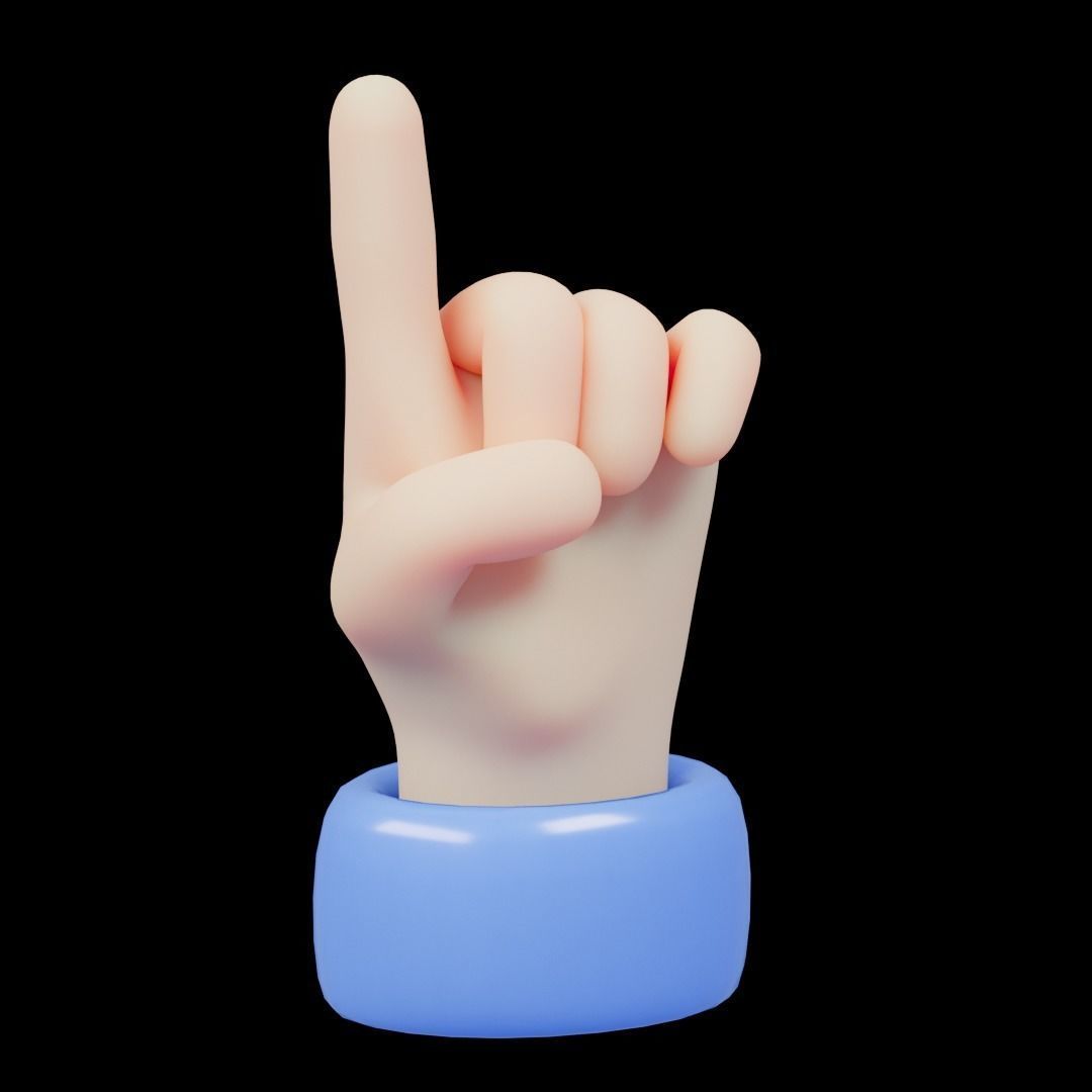 3D UI Elements 001 Pack Low-poly 3D model_7