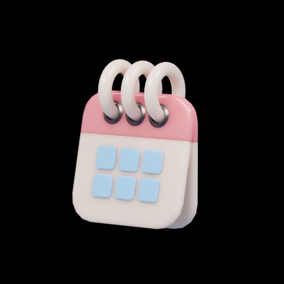 3D UI Elements 001 Pack Low-poly 3D model_13