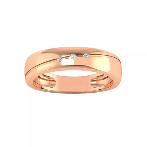 Women Band Ring STL OBJ FBX Renders Details 3D print model