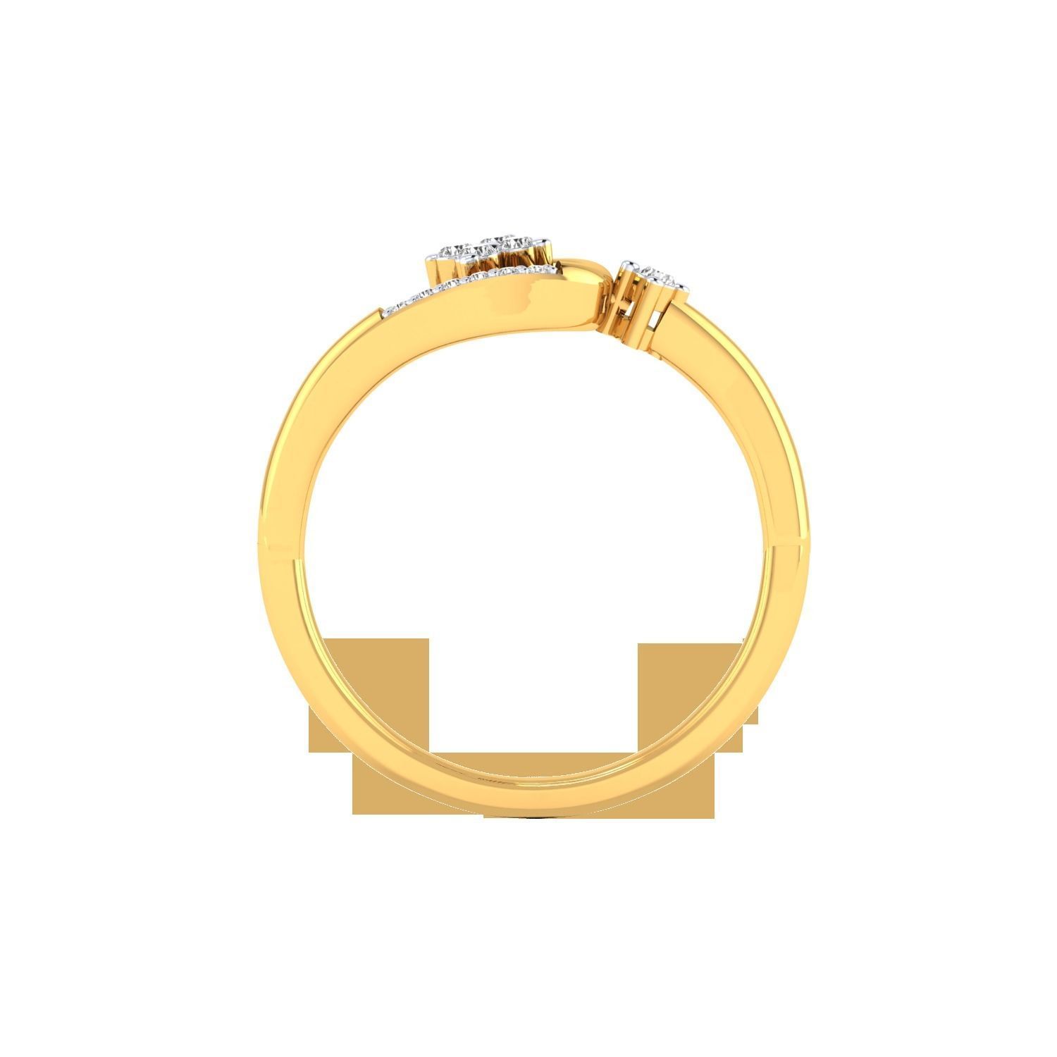 Women Wedding Engagement Ring STL OBJ FBX Renders Details 3D print model_19