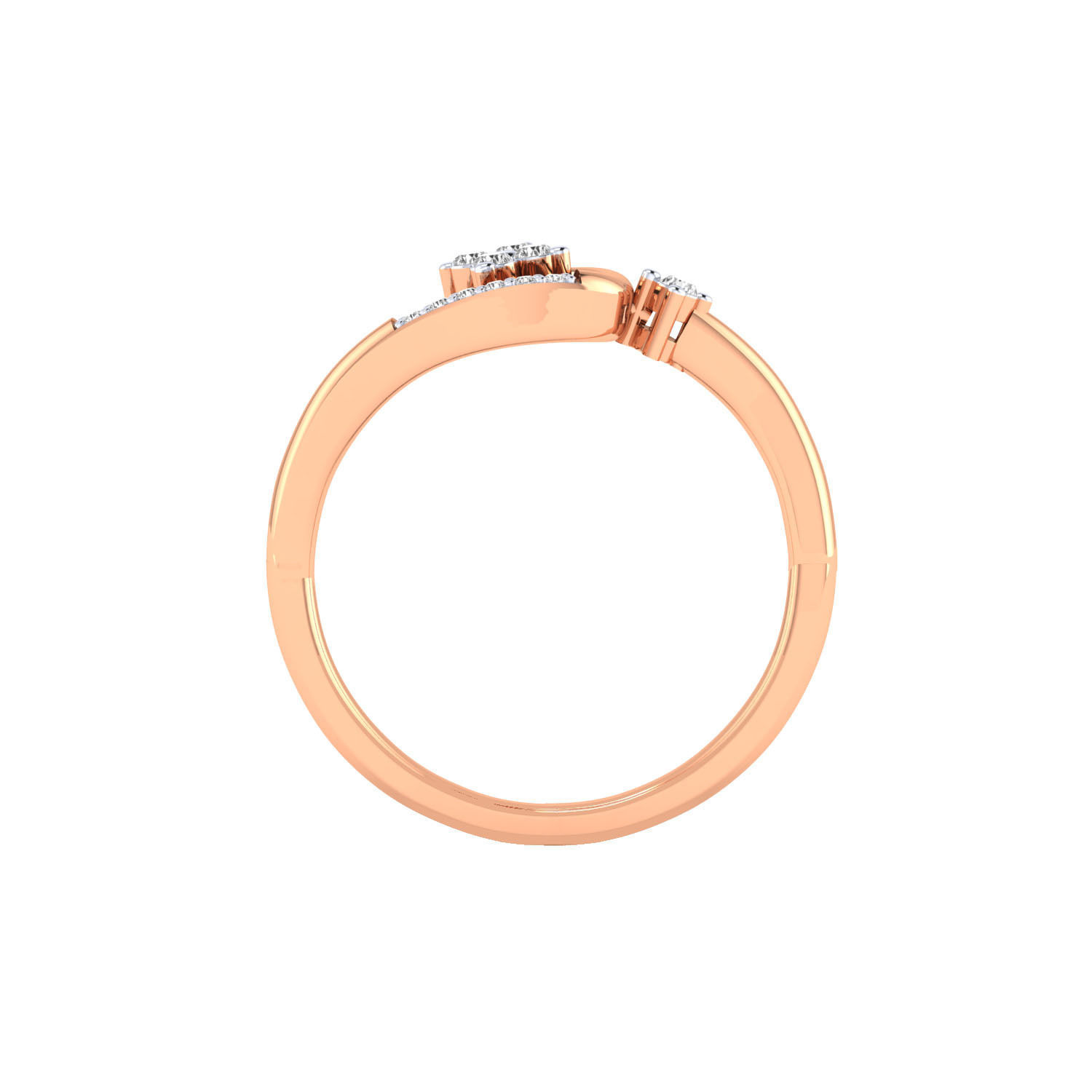 Women Wedding Engagement Ring STL OBJ FBX Renders Details 3D print model_20