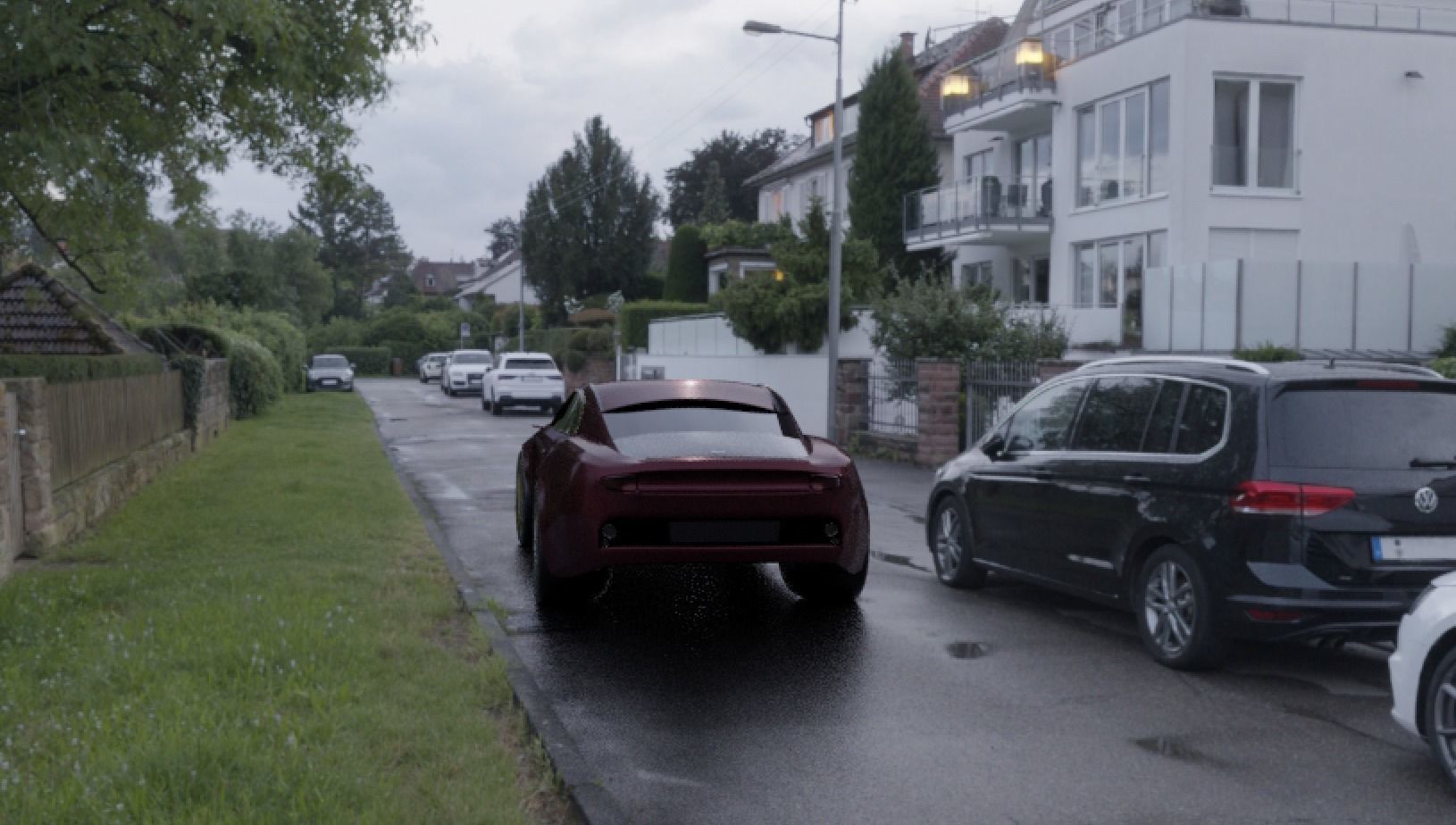 Blender Sports Car - 2-Door Coupe 3D model_3