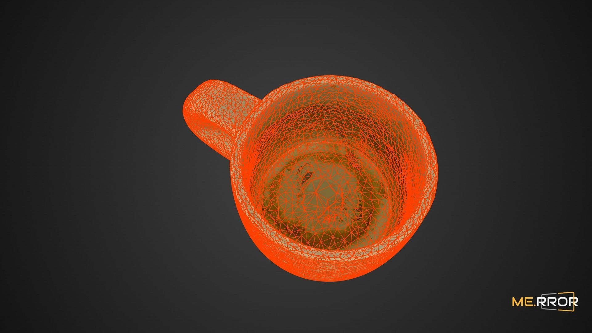 Game Ready Mug Cup Low-poly 3D model_8