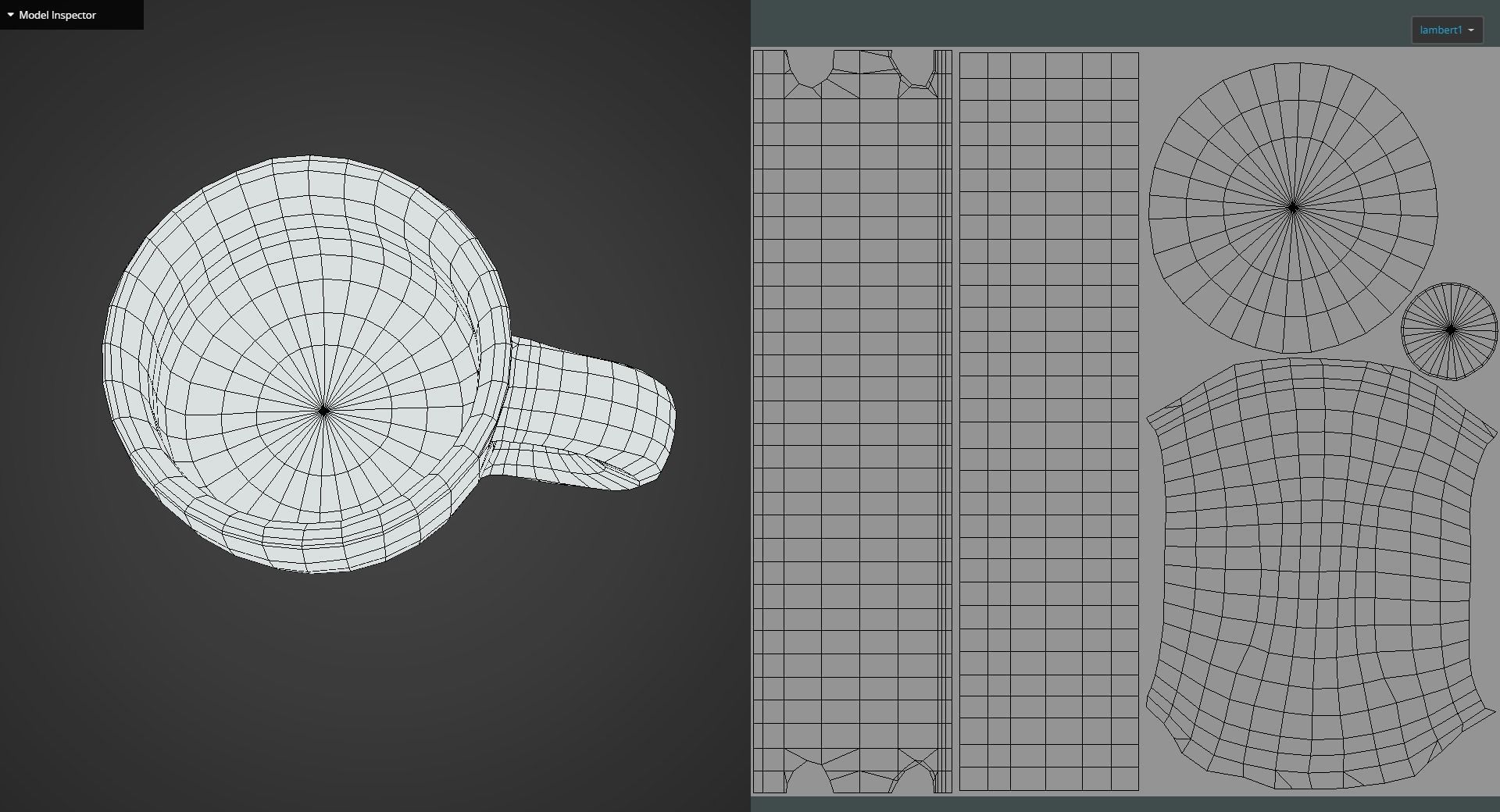 Game Ready Mug Cup Low-poly 3D model_10