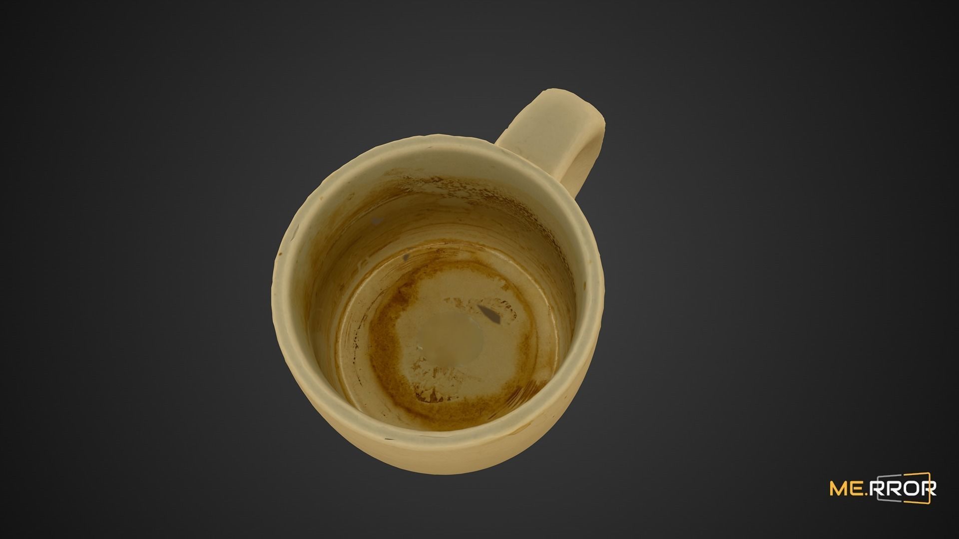 Game Ready Mug Cup Low-poly 3D model_1
