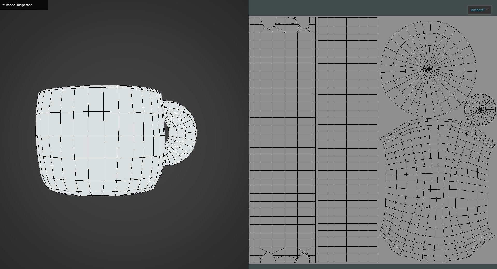 Game Ready Mug Cup Low-poly 3D model_11