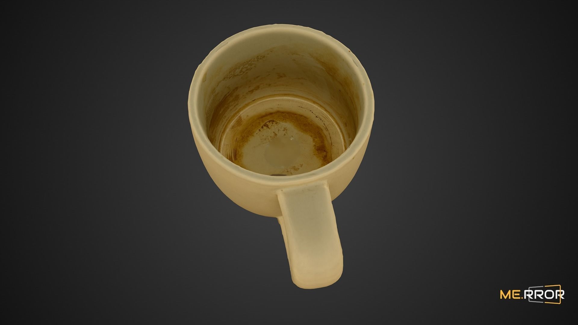 Game Ready Mug Cup Low-poly 3D model_2