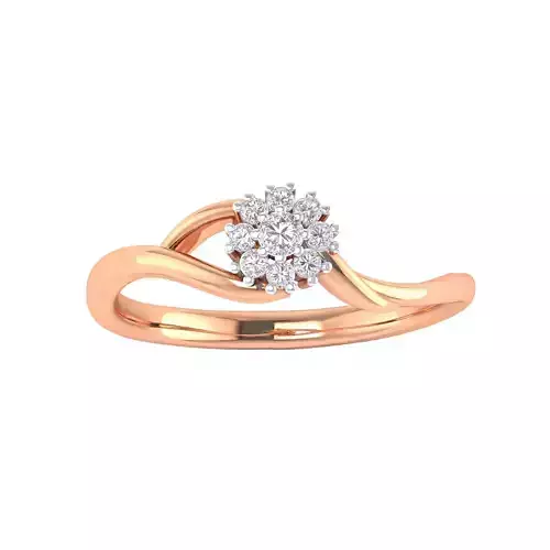 Women Wedding Engagement Ring STL OBJ FBX Renders Details