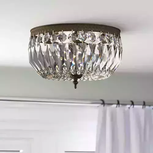 Linal Crystal Flush Mount