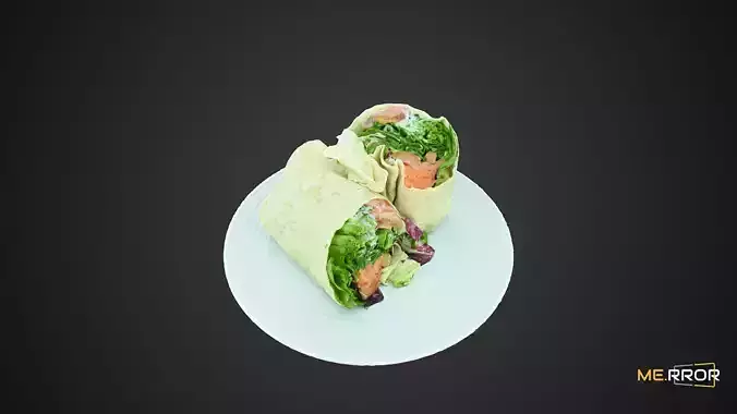 Game Ready Salmon Salad Wrap