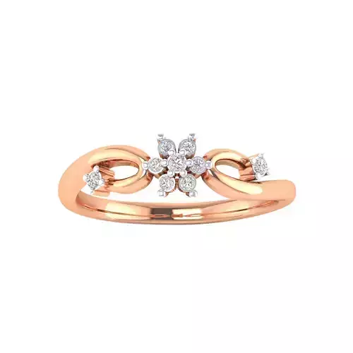Women Star Ring STL OBJ FBX Renders Details