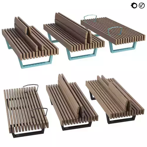 Bench collection  Boston  by Punto Group Design 