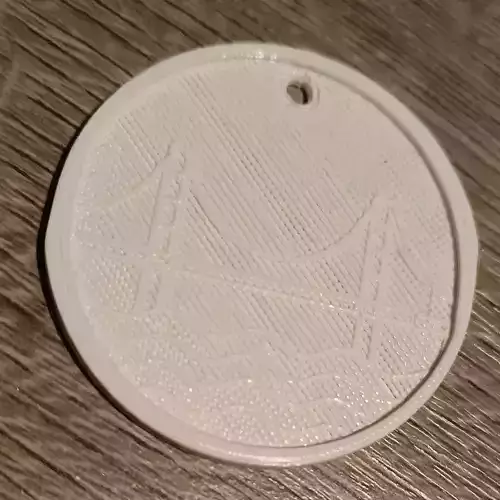 Golden Gate Bridge Keychain