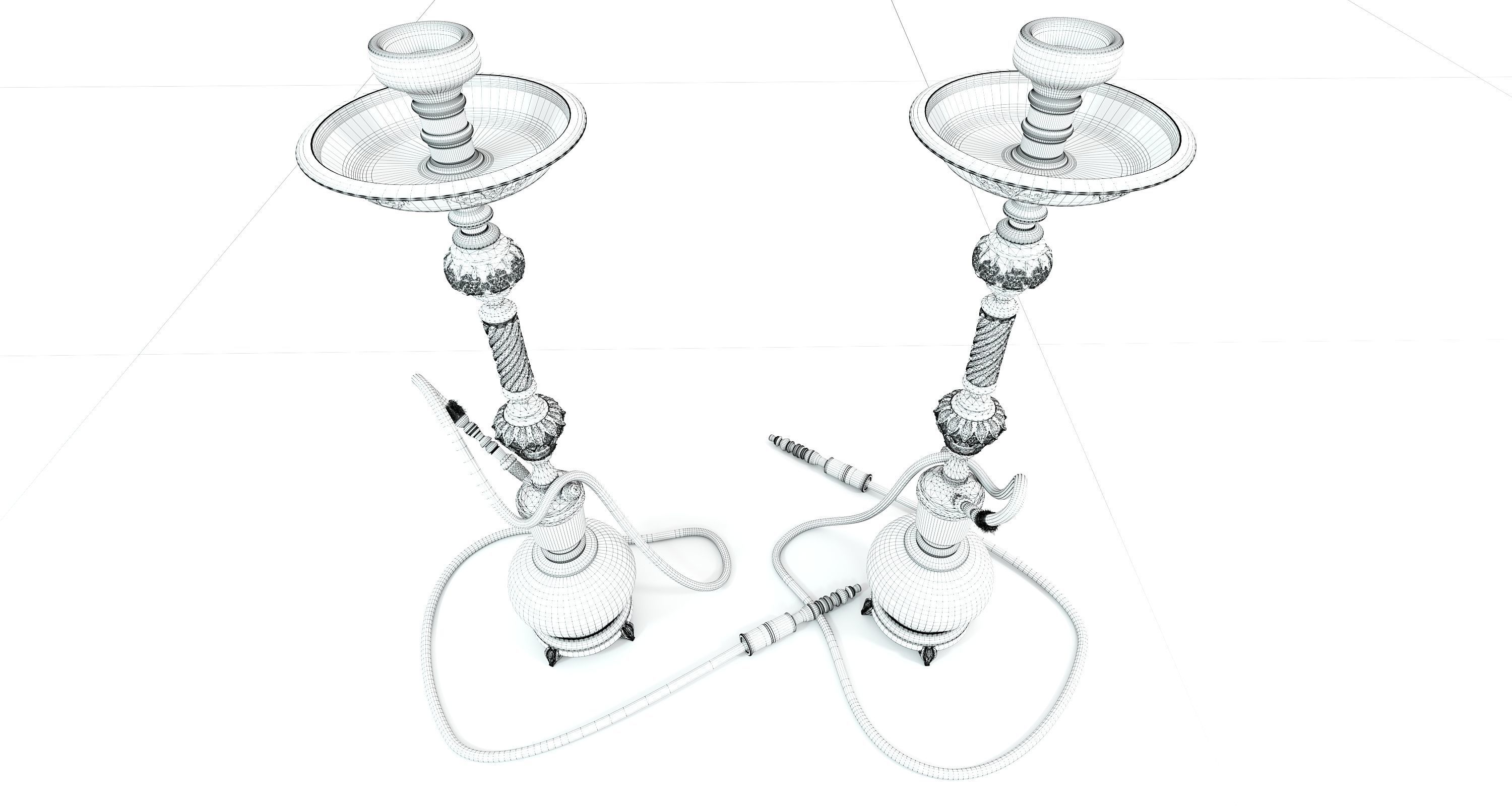 Hookah 3D model_6