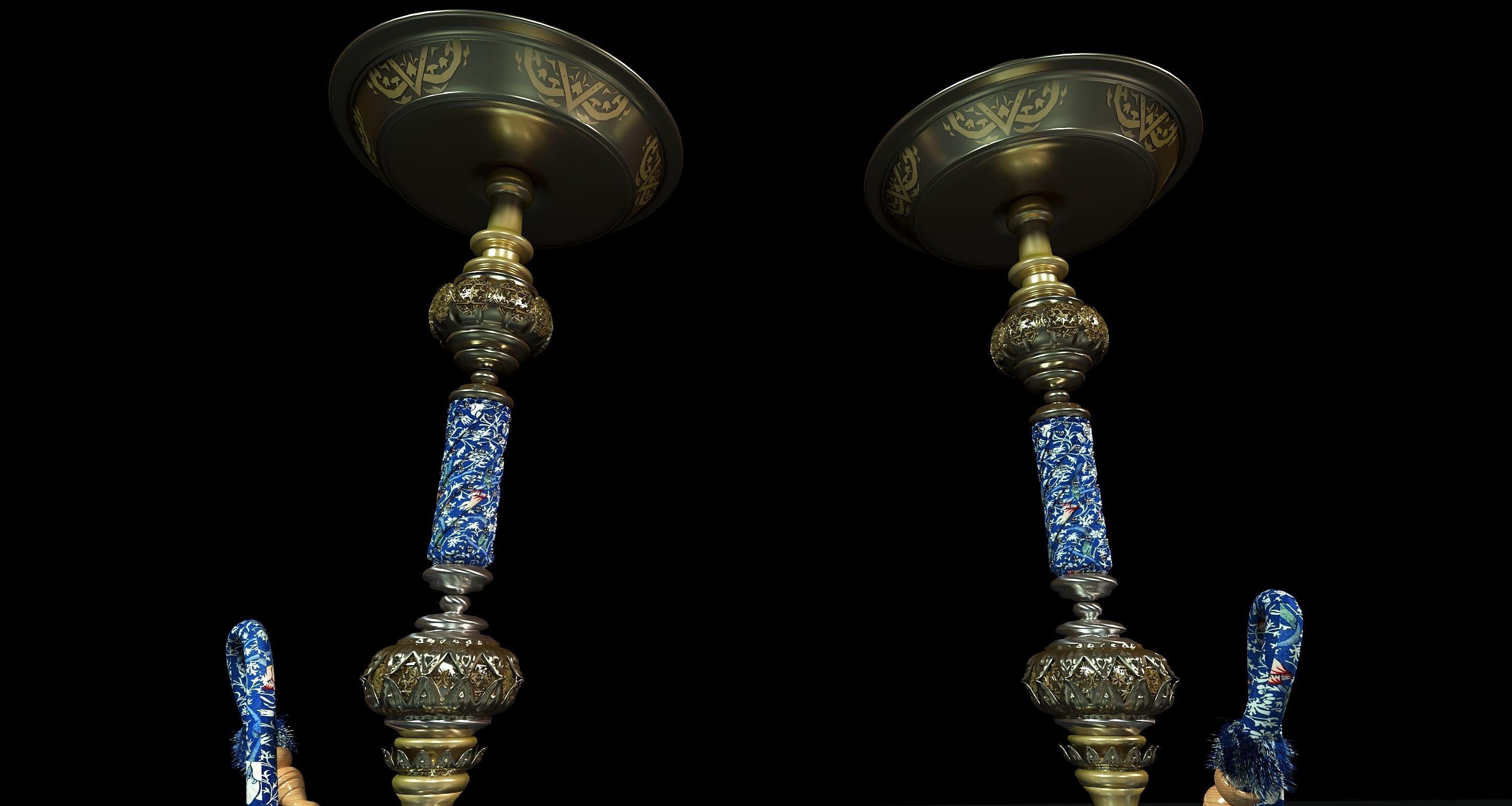Hookah 3D model_4