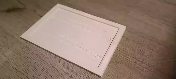 Plato Quote 3D print model