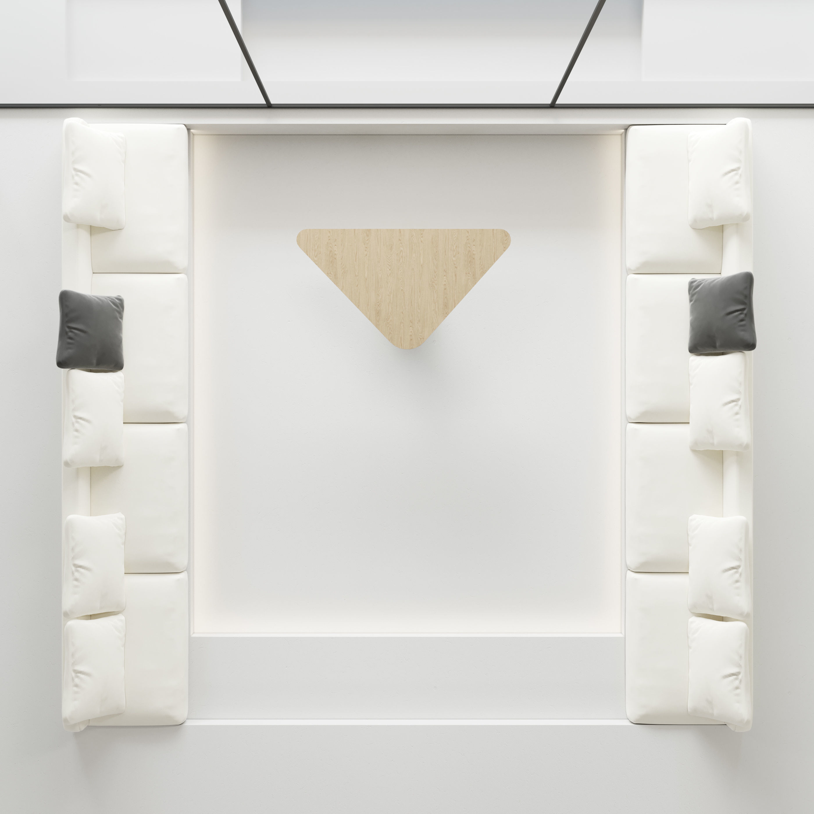 Mid Century interior scene 3D model_9