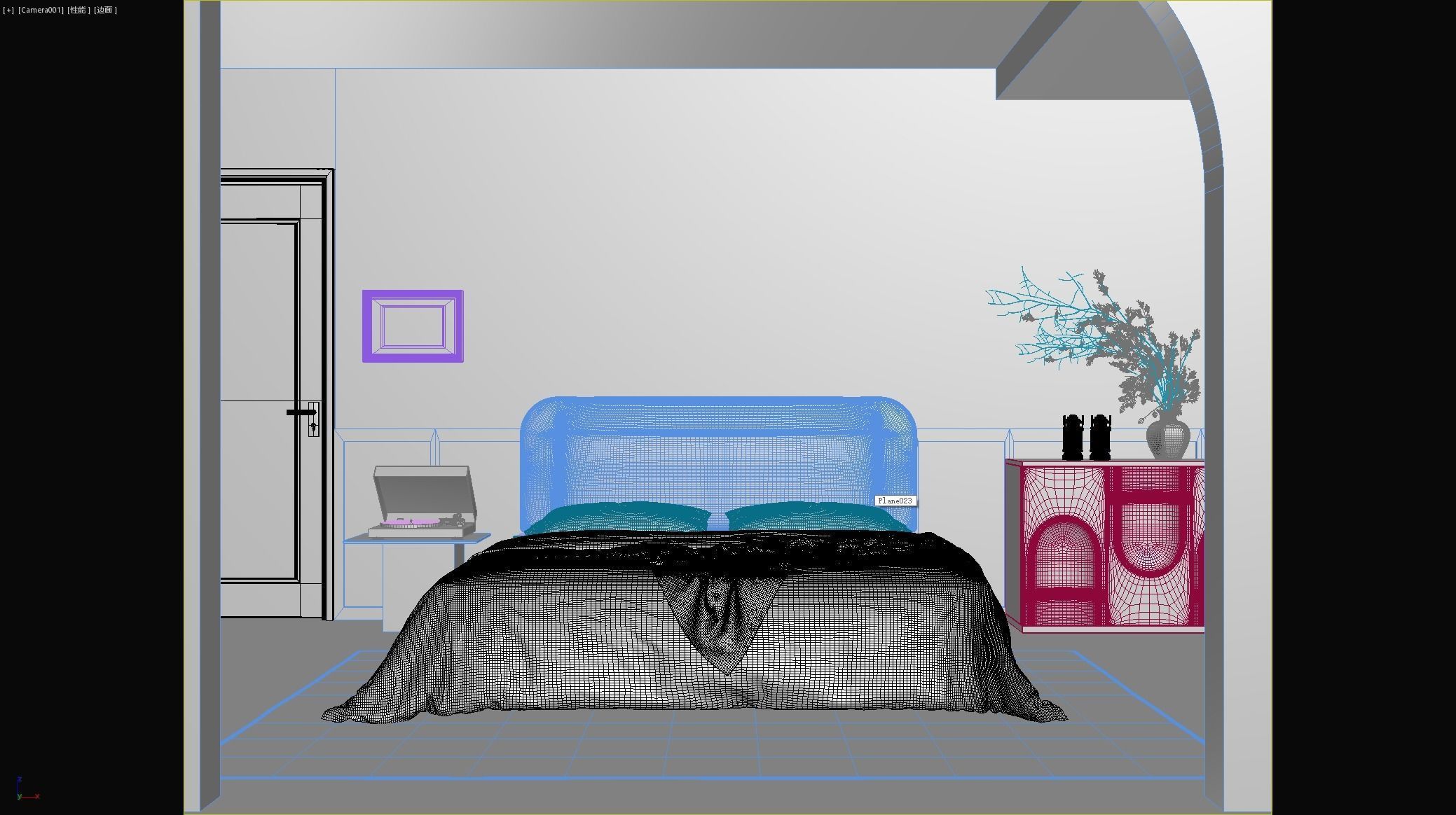 French residential indoor 3 d model 3D model_16