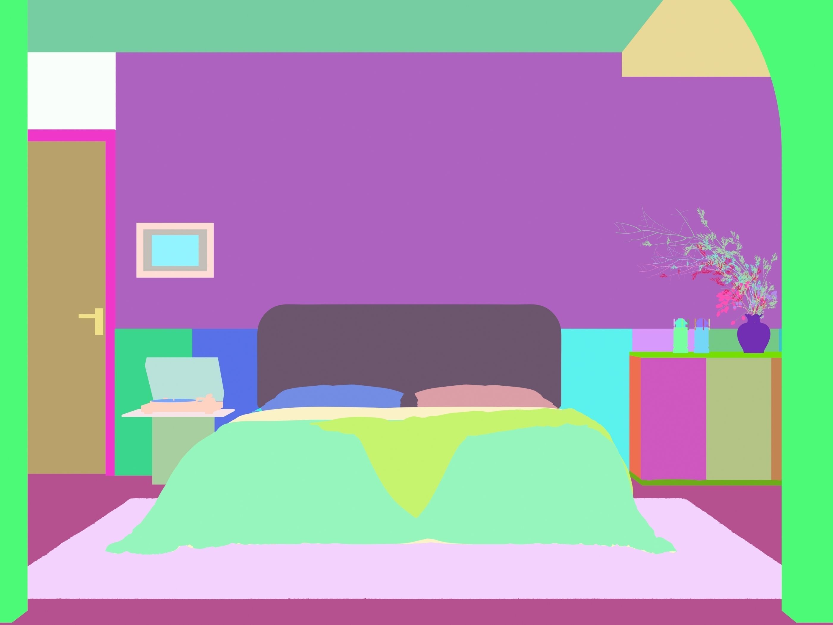 French residential indoor 3 d model 3D model_1