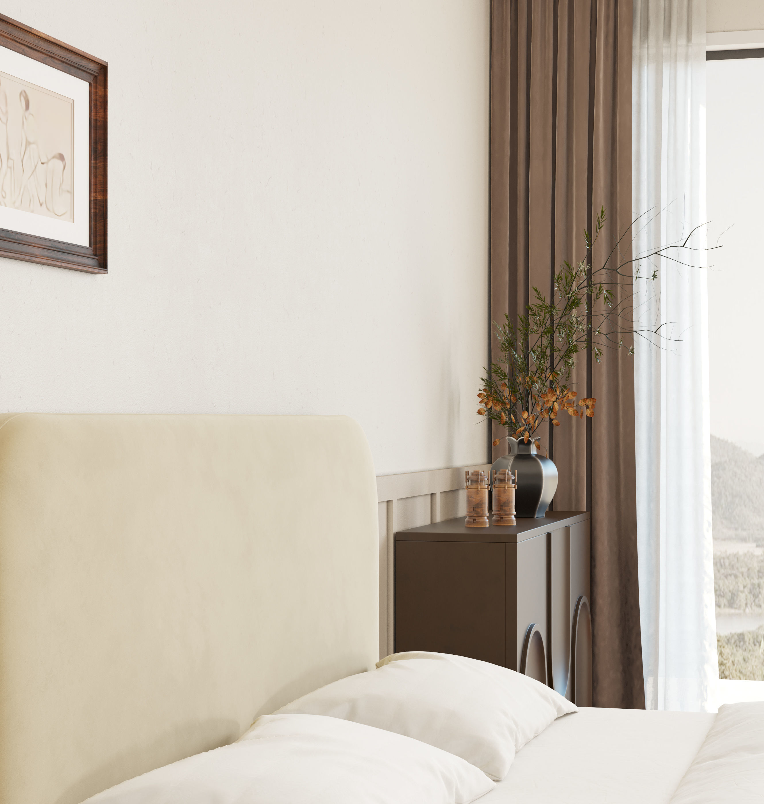 French residential indoor 3 d model 3D model_9