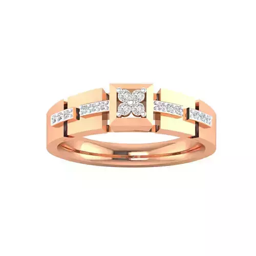 Women Band Ring STL OBJ FBX Renders Details 3D print model