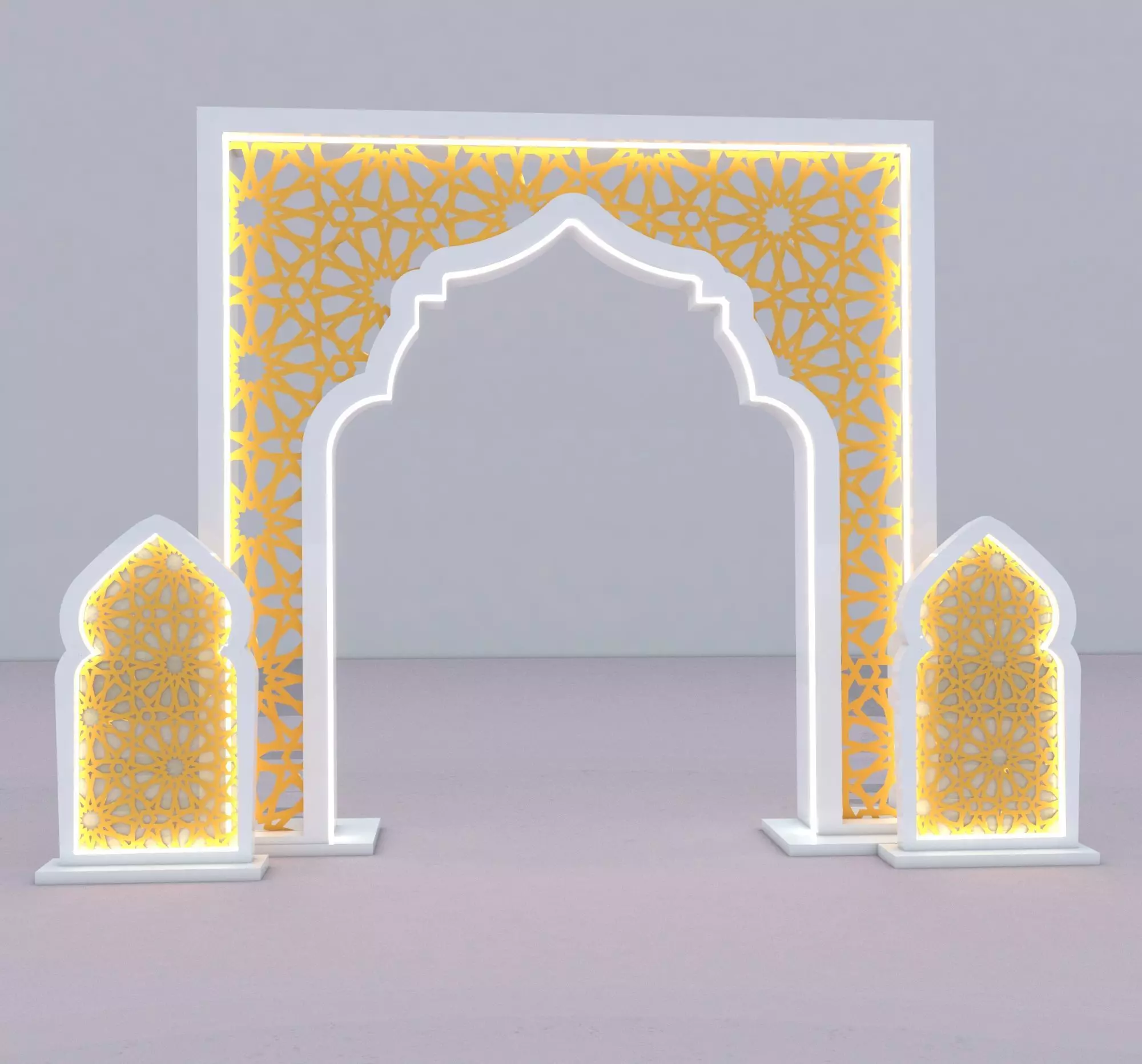 Islamic Gate 3D model_0