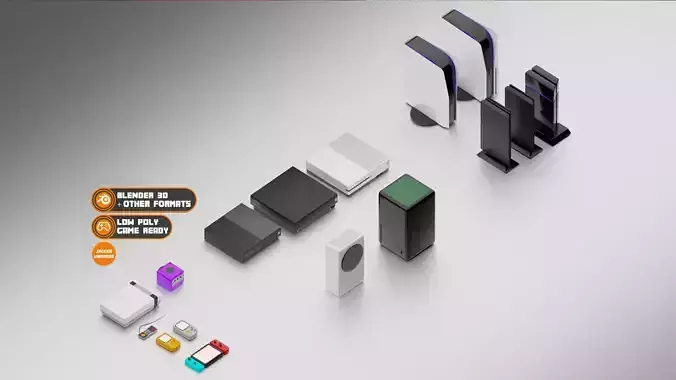 Game Console Pack 001 