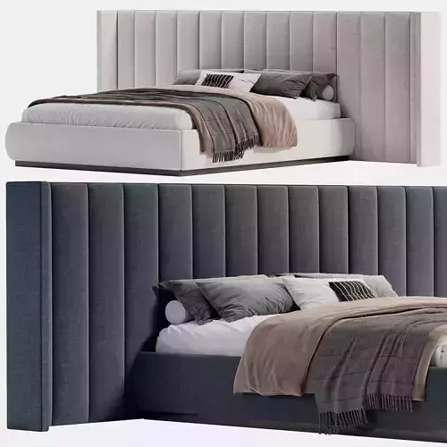 Provence Bed 3D model Provence Bed 3D model