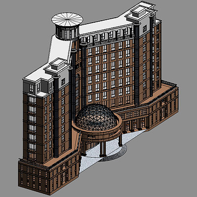2004-06-15 tian you de tai da hui guan 3D model_8