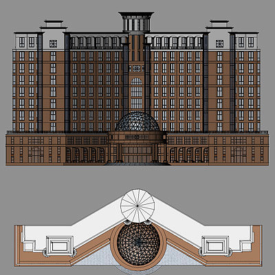2004-06-15 tian you de tai da hui guan 3D model_6