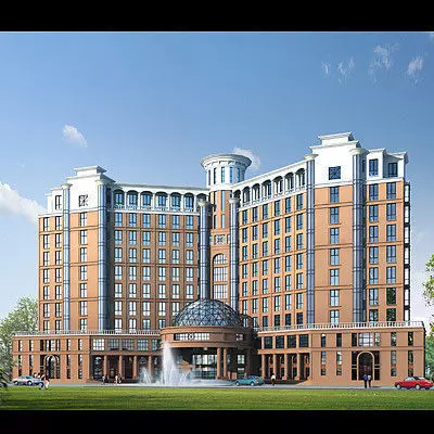 2004-06-15 tian you de tai da hui guan 3D model_0