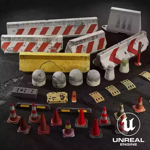 Scanned Traffic Props Vol 1