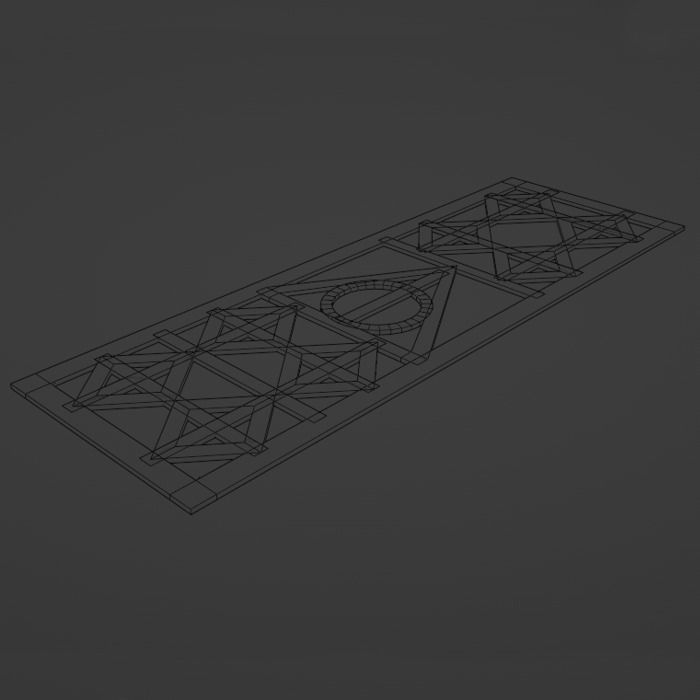 Harry Potter Bookmark - Deathly Hallows 3D print model_2