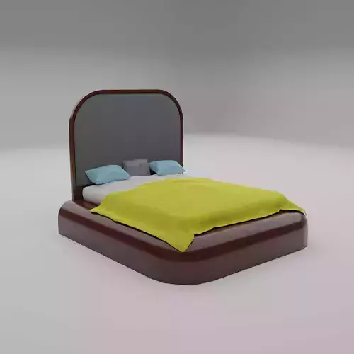 Bed 3d model for Interior