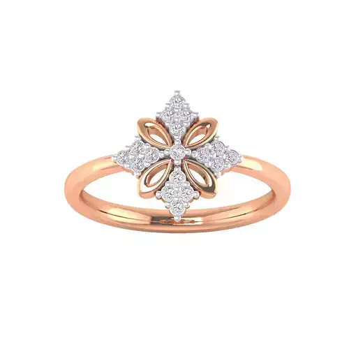 Women Wedding Engagement Ring STL OBJ FBX Renders Details