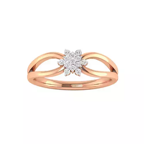 Women Star Ring STL OBJ FBX Renders Details