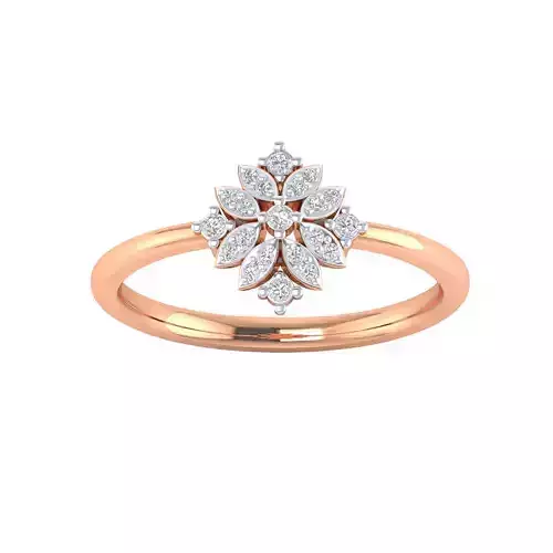 Women Wedding Engagement Ring STL OBJ FBX Renders Details 3D print model