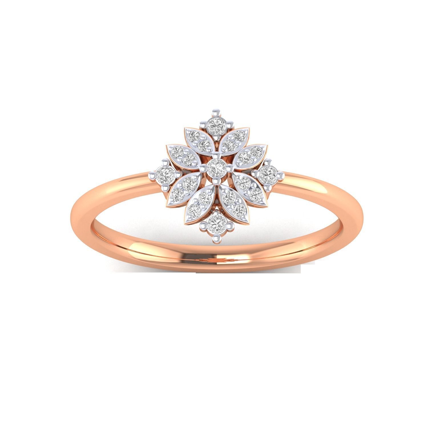 Women Wedding Engagement Ring STL OBJ FBX Renders Details 3D print model_13