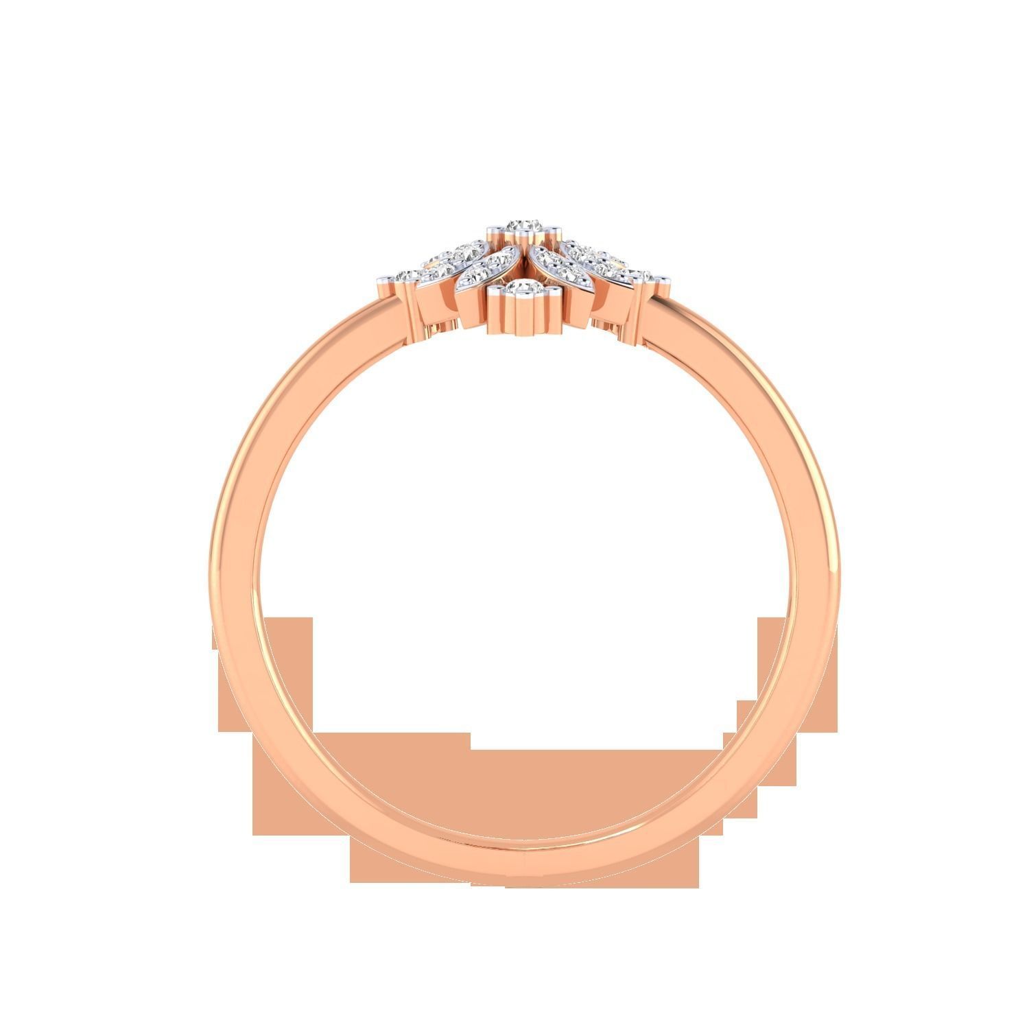 Women Wedding Engagement Ring STL OBJ FBX Renders Details 3D print model_19