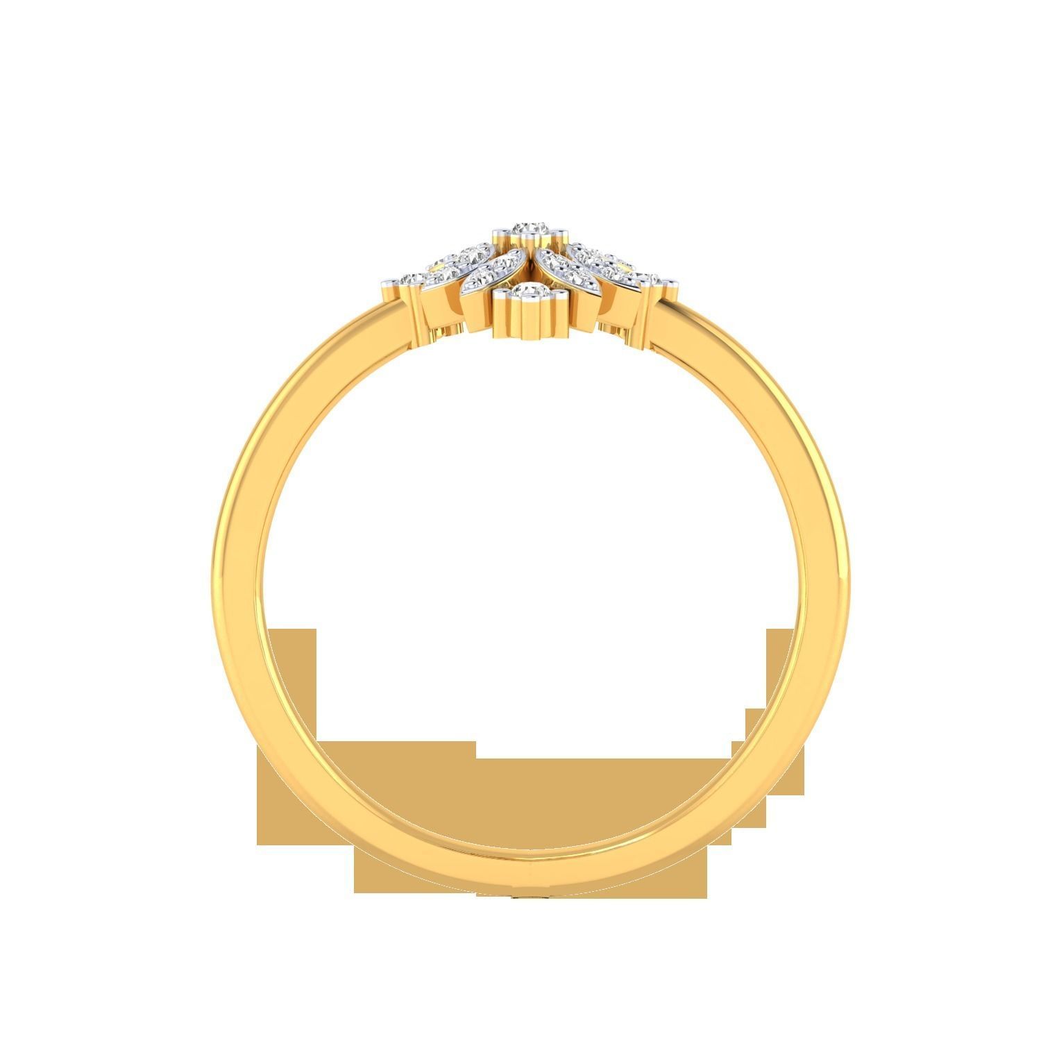 Women Wedding Engagement Ring STL OBJ FBX Renders Details 3D print model_21