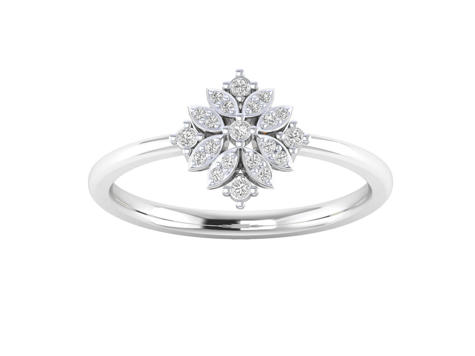 Women Wedding Engagement Ring STL OBJ FBX Renders Details 3D print model_16