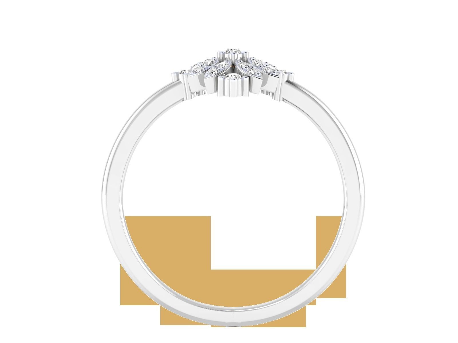 Women Wedding Engagement Ring STL OBJ FBX Renders Details 3D print model_23